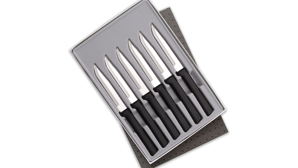 Rada Cutlery Serrated Steak Knife Set Blk, RDCG26S