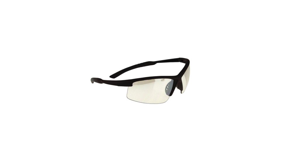 Radians S&amp;W SW104 Performance Eyewear Indoor/Outdoor Lens Black Half-Frame
