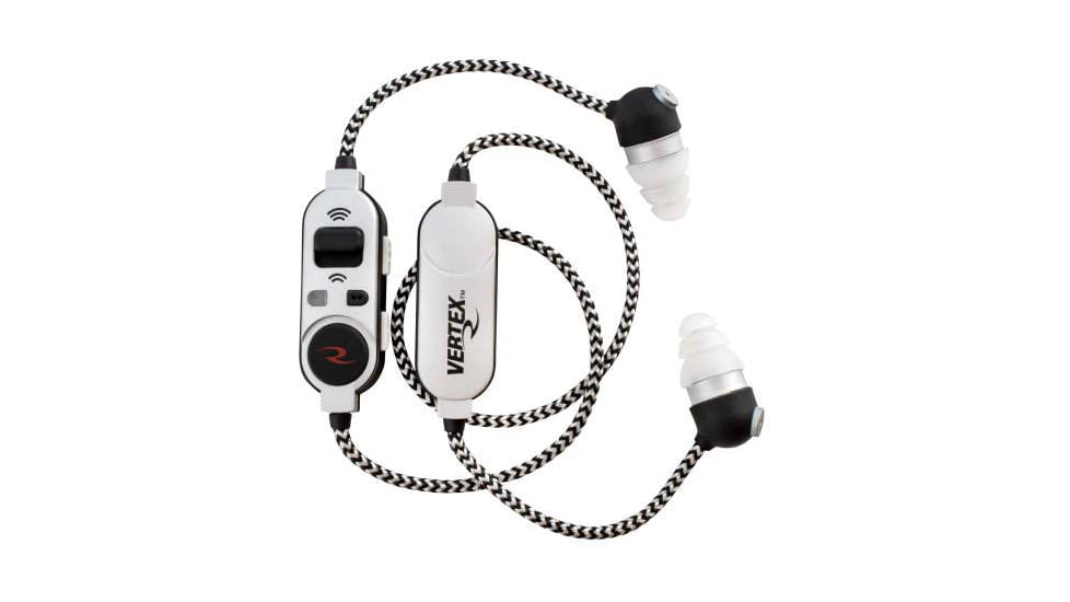 Radians VXBTAC10 Vertex Electronic Ear Buds 85 DB In The Ear Black/Gray VX-BTAC10