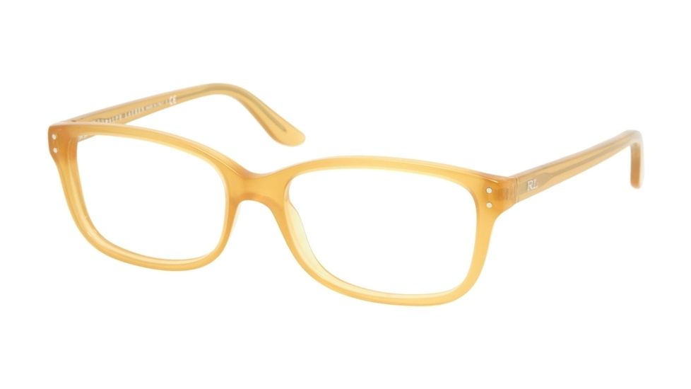 Ralph Lauren Eyeglasses RL6062 with No-Line Progressive Rx Prescription Lenses 5275-54 - Amber Frame