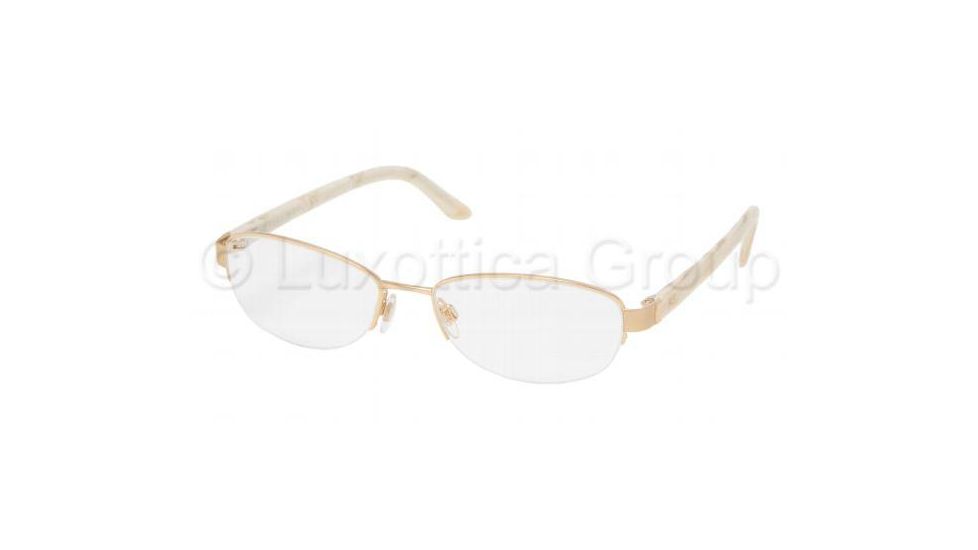 Ralph Lauren Eyeglasses RL5026 with No-Line Progressive Rx Prescription Lenses, Select Frame Color / Lens Diameter Shiny Gold Frame / 50 mm Prescription Lenses
