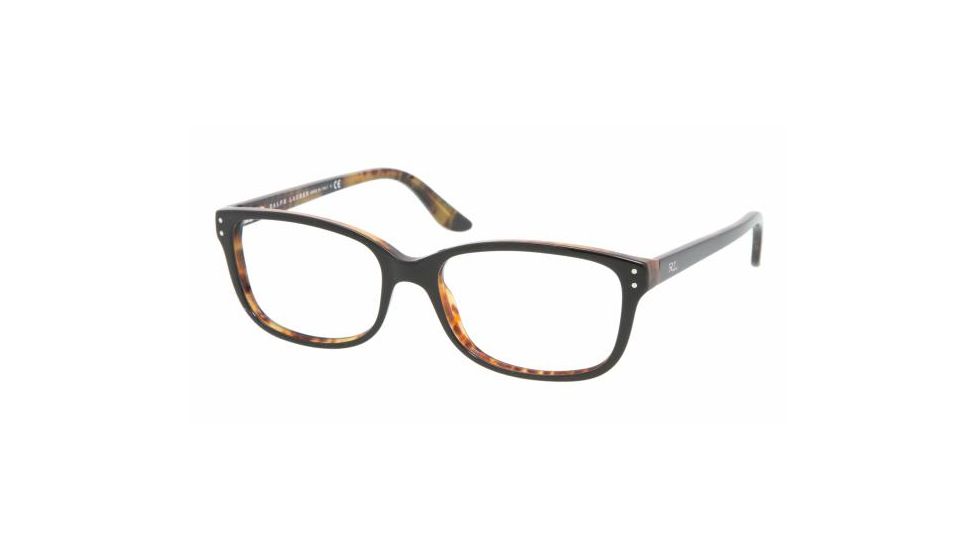 Ralph Lauren RL6062 Progressive Eyeglasses - Black/Havana Frame / 52 mm Prescription Lenses, 5260-5216