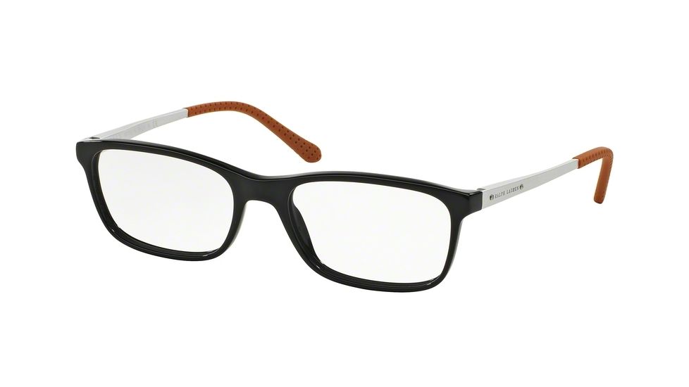 Ralph Lauren RL6134 Single Vision Prescription Eyeglasses 5001-53 - Black Frame