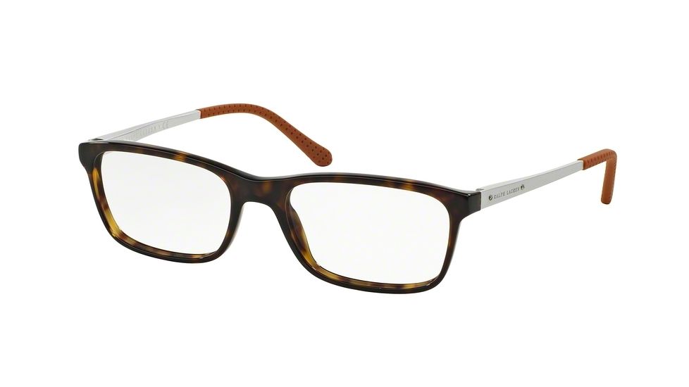 Ralph Lauren RL6134 Single Vision Prescription Eyeglasses 5003-53 - Dark Havana Frame