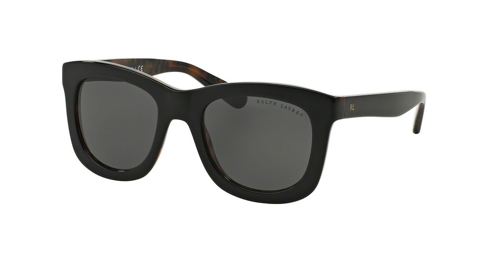 Ralph Lauren RL8137 Progressive Prescription Sunglasses RL8137-526087-51 - Lens Diameter 51 mm, Frame Color Top Black/jerry Tortoise