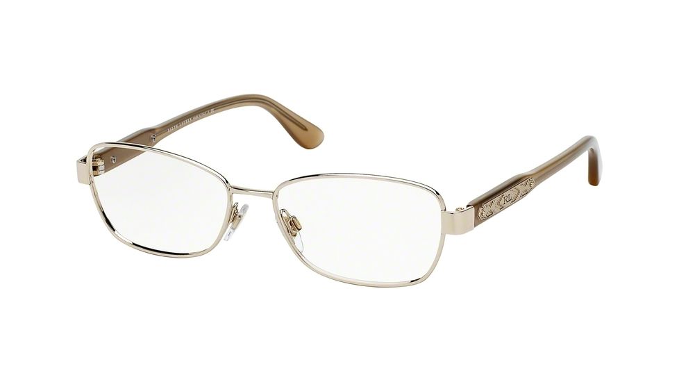 Ralph Lauren WESTWRN EVOLUTION RL5088 Single Vision Prescription Eyeglasses 9116-49 - Light Gold Frame
