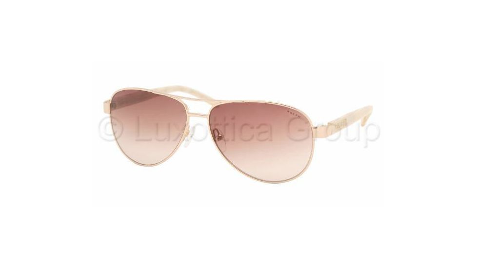 Ralph RA 4004 Sunglasses Styles - Gold/Cream Brown Gradient Frame, 101-13-5913