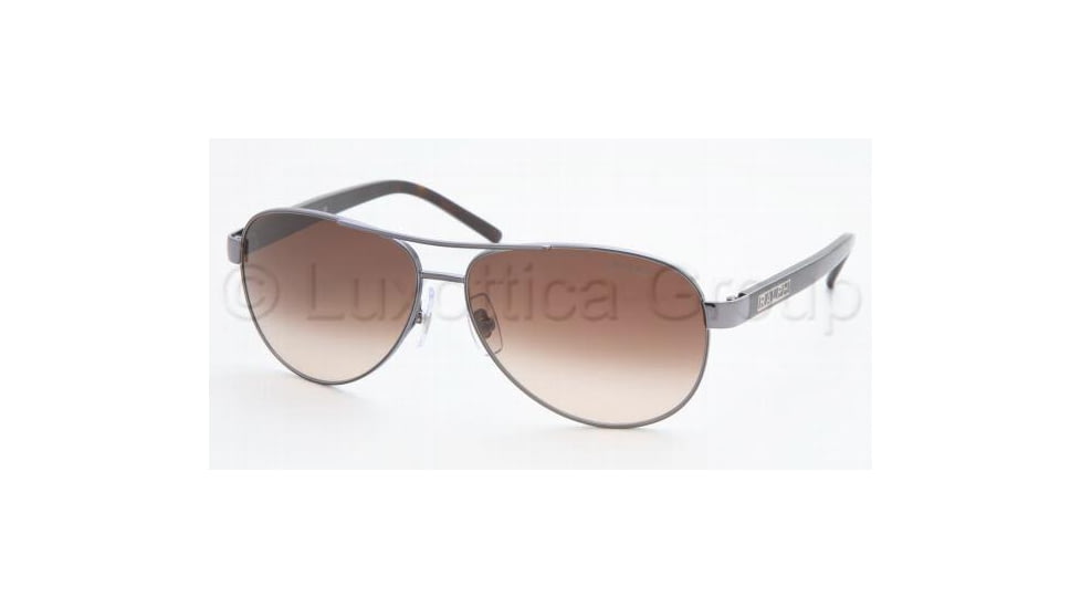 Ralph RA 4004 Sunglasses Styles - Gunmetal/Grey Horn Brown Gradient Frame, 103-13-5913