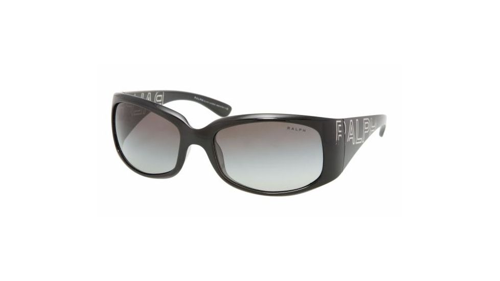 Ralph RA 5104 Sunglasses Styles Black/Crystal Frame / Gray Gradient Lenses, 541-11-5918