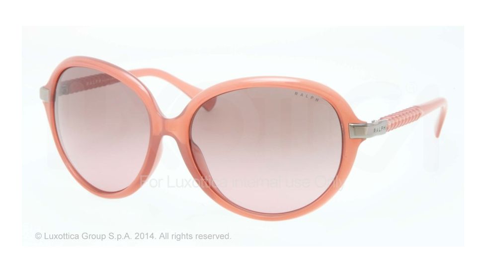 Ralph RA5184 RA5184 Single Vision Prescription Sunglasses RA5184-126914-61 - Lens Diameter 61 mm, Frame Color Light Pink