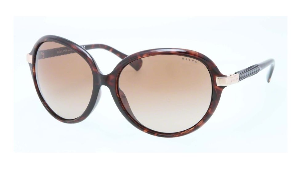 Ralph RA5184 RA5184 Single Vision Prescription Sunglasses RA5184-510-13-61 - Lens Diameter 61 mm, Frame Color Dark Tortoise