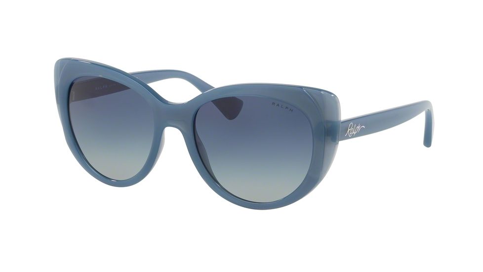 Ralph RA5243 Prescription Sunglasses, 55mm, Opal Blue, RA5243-57144L-55-SV