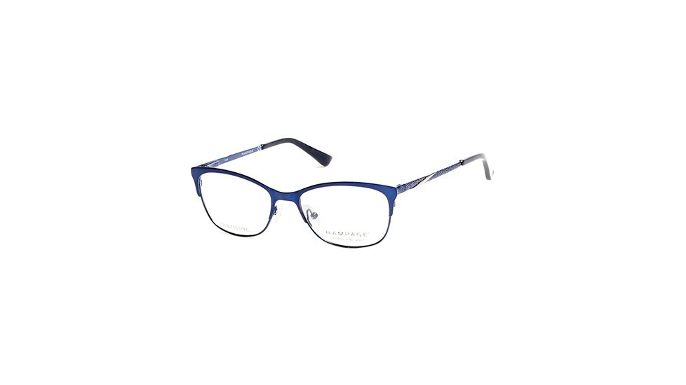 Rampage RA0196 Eyeglass Frames - Shiny Blue Frame Color
