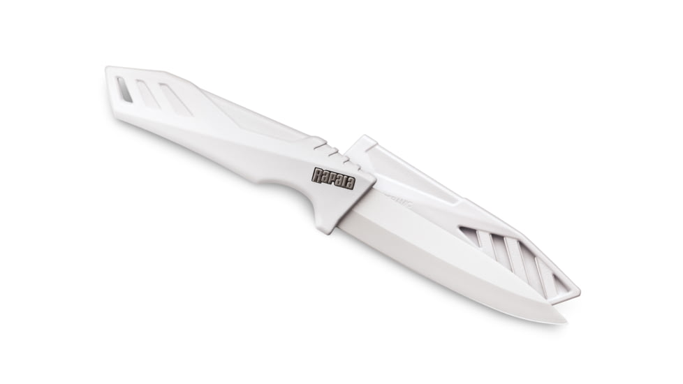 Rapala Ceramic Bait Knife, 4in, Bulk, White, RCBKW4B