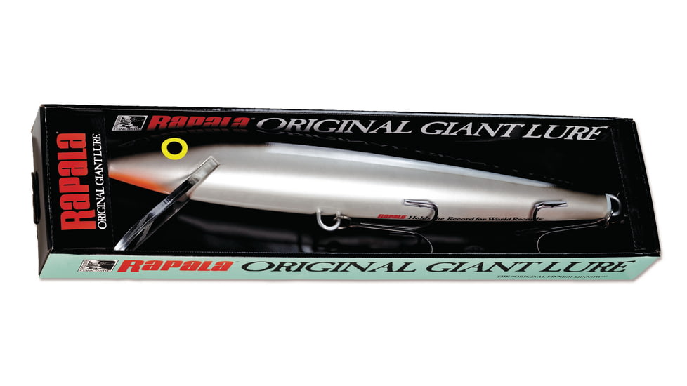 Rapala Giant Lure, Silver Black, RGL-SB