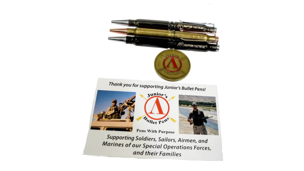 Raptor Tactical 7.62 Juniors Bullet Pen, Black/Yellow, RT-JUNIOR