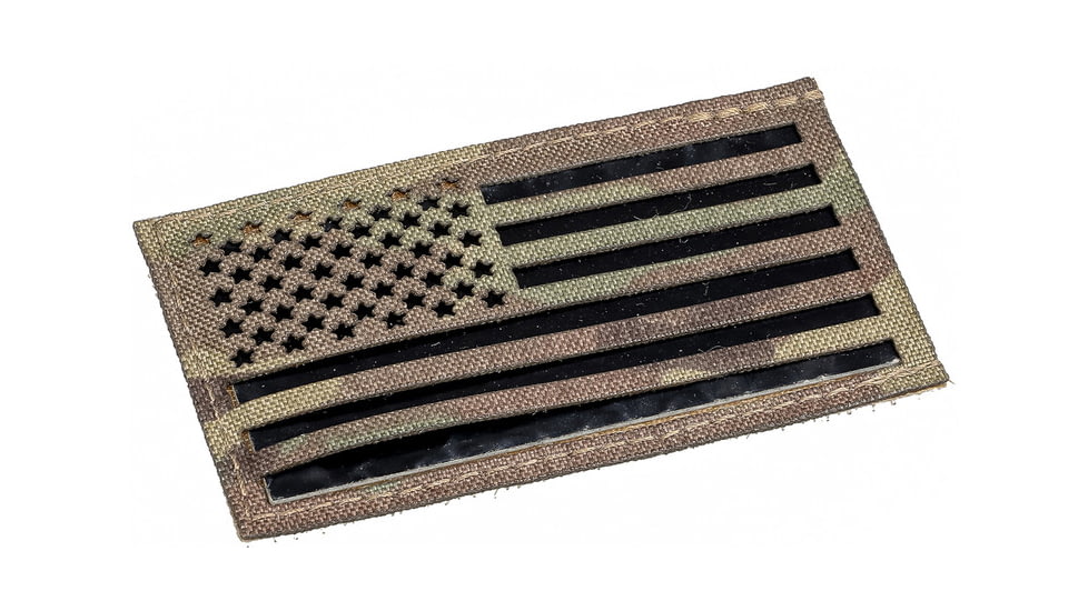 Raptor Tactical Laser-Cut Reversible IR/Reflective Flag Patch, Multicam, RVF-MC