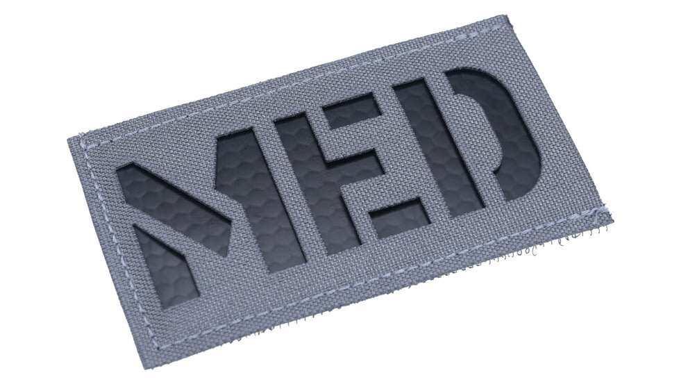 Raptor Tactical Laser Cut Reversible Patch, Tactical Grey, RV-TG