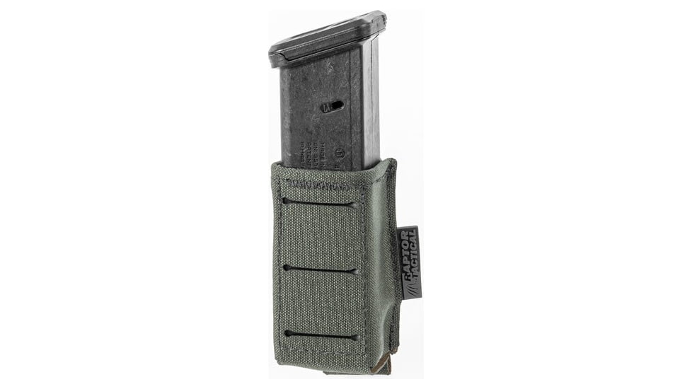 Raptor Tactical MAGNUS Ultralight Short Pistol Magazine Pouch, Ranger Green, One Size, MAG1-SH-RG