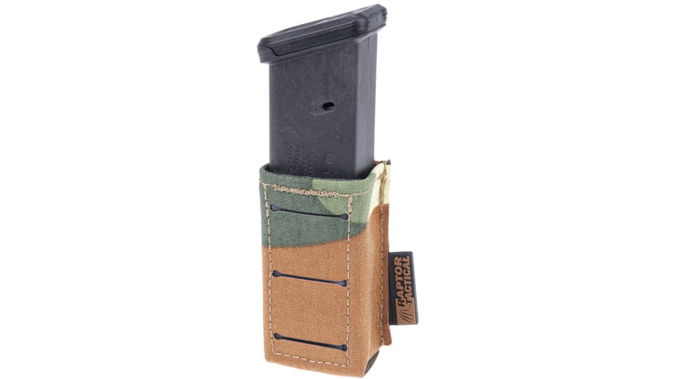 Raptor Tactical MAGNUS Ultralight Short Pistol Magazine Pouch, Rhodesian, One Size, MAG1-SH-RH
