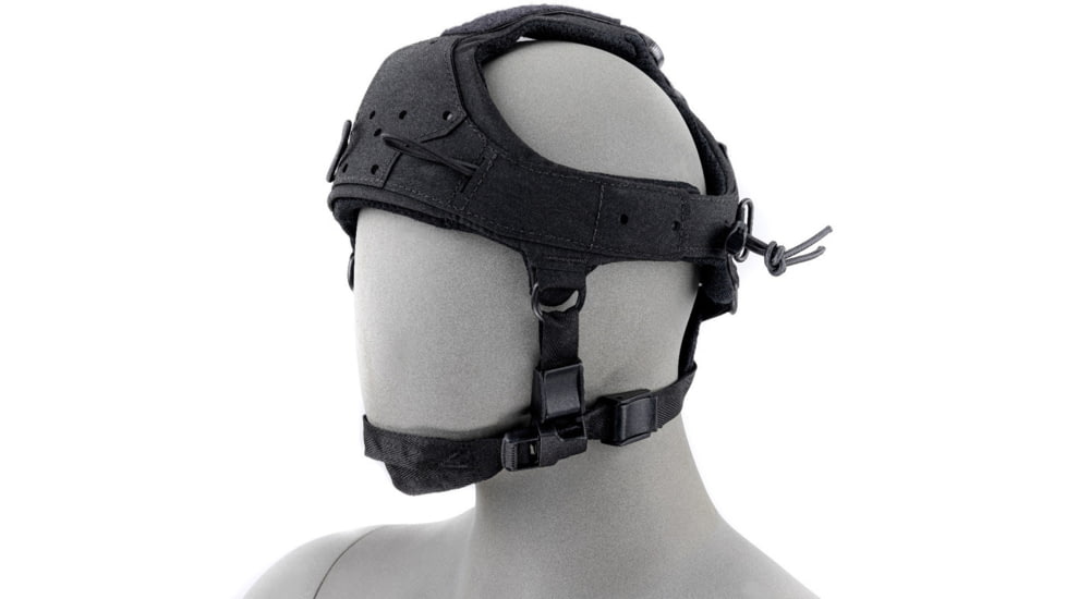 USED Raptor Tactical Sentinel Skull Crusher GEN 2.0 Headgear without Bungee Cord, Black, RT-SENTINEL-BK, EDEMO1
