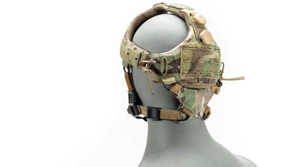 Raptor Tactical Sentinel Skull Crusher GEN 2.0 Headgear without Bungee Cord, Multicam, SNSC-MC