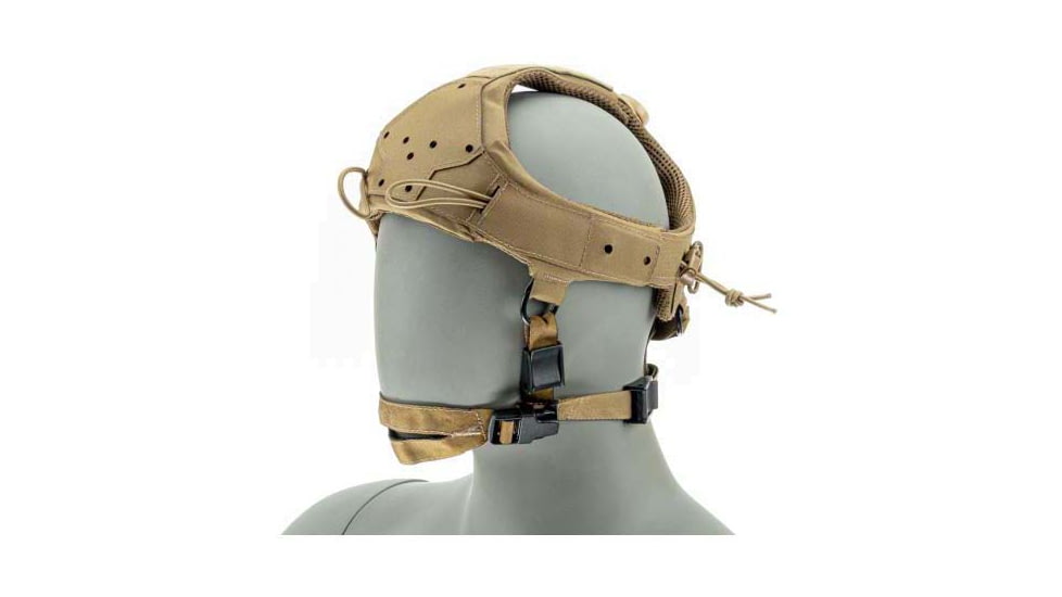 Raptor Tactical Sentinel Skull Crusher GEN 2.0 with Bungee Cord, Coyote Brown, RT-SENTINEL-CB