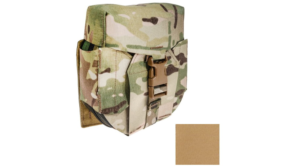Raptor Tactical Skin Ammo M249 SAW NUTSACK Pouch, Soft, Coyote Brown, 200, SKN249-CB-200