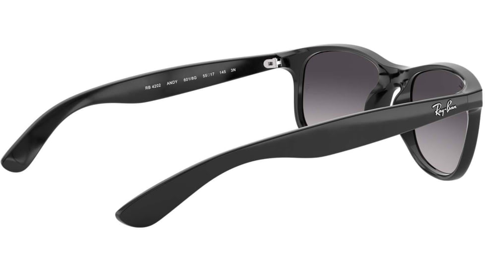 Ray-Ban ANDY RB4202 Sunglasses 601/8G-55 - Black Frame, Gray Gradient Lenses