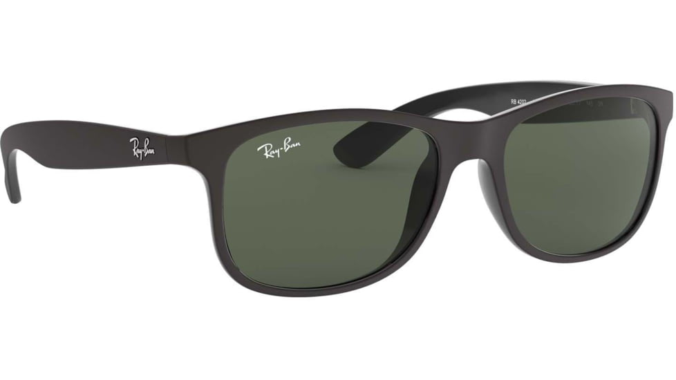 Ray-Ban ANDY RB4202 Sunglasses 606971-55 - Matte Black Frame, Dark Grey Lenses