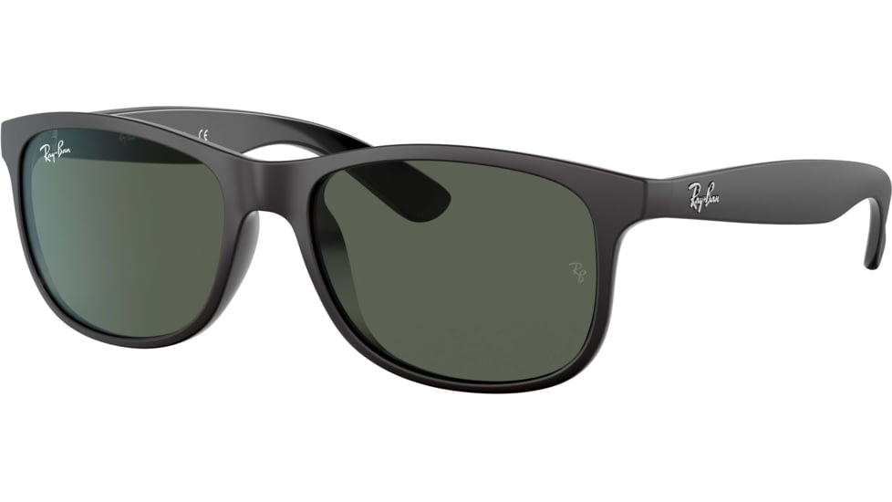 Ray-Ban ANDY RB4202 Sunglasses 606971-55 - Matte Black Frame, Dark Grey Lenses