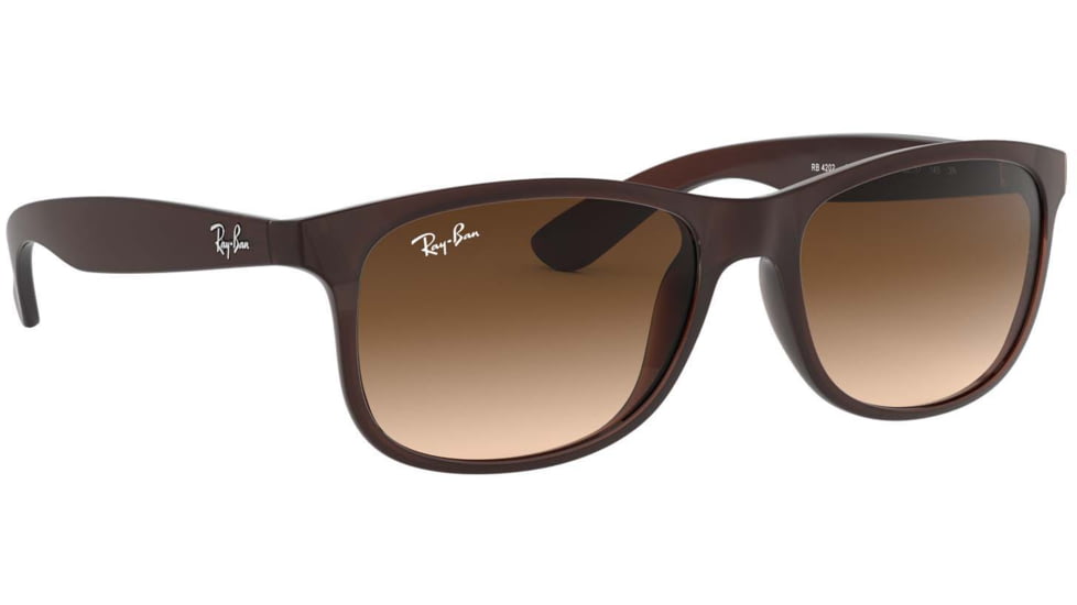 Ray-Ban ANDY RB4202 Sunglasses 607313-55 - Matte Brown Frame, Brown Gradient Lenses