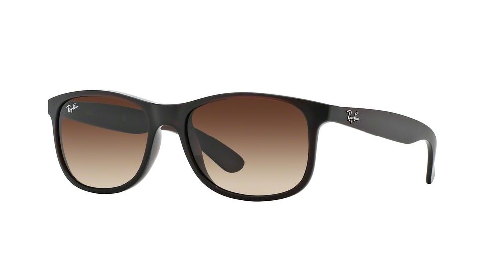 Ray-Ban ANDY RB4202 Bifocal Prescription Sunglasses RB4202-607313-55 - Lens Diameter 55 mm, Frame Color Matte Brown