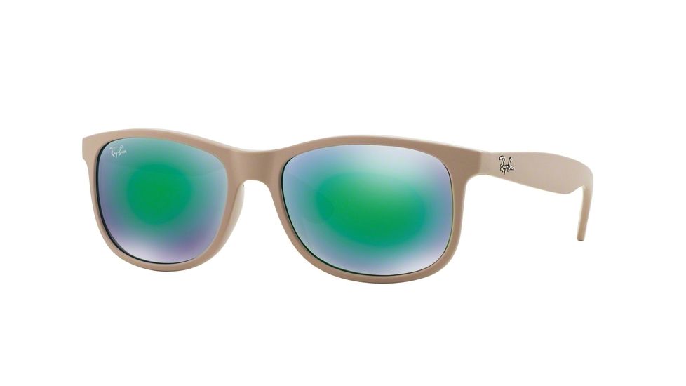 Ray-Ban ANDY RB4202 Bifocal Prescription Sunglasses RB4202-61543R-55 - Lens Diameter 55 mm, Frame Color Shiny Beige On Matte Top