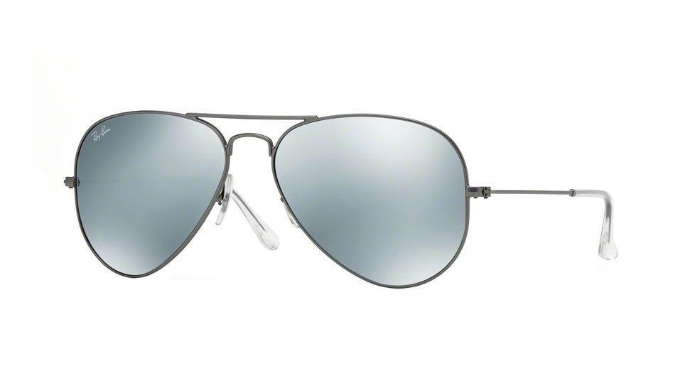 Ray-Ban Aviator Large Metal Prescription Sunglasses RB3025 RB3025-029-30-55 - Lens Diameter 55 mm, Frame Color Matte Gunmetal