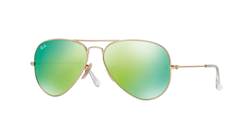 Ray-Ban Aviator Large Metal Prescription Sunglasses RB3025 RB3025-112-19-55 - Lens Diameter 55 mm, Frame Color Matte Gold