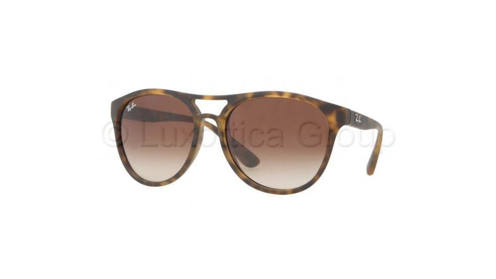 Ray-Ban BRAD RB4170 Sunglasses 865/13-5817 - Rubber Havana Frame, Brown Gradient Lenses