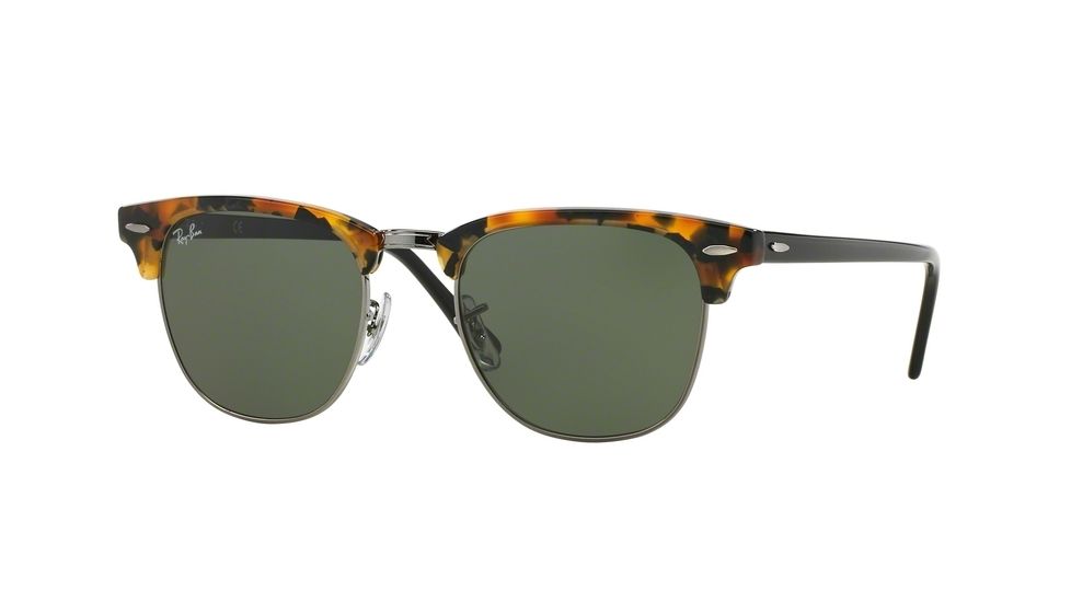 Ray-Ban Clubmaster Prescription Sunglasses RB3016 RB3016-1157-51 - Lens Diameter 51 mm, Frame Color Spotted Black Havana