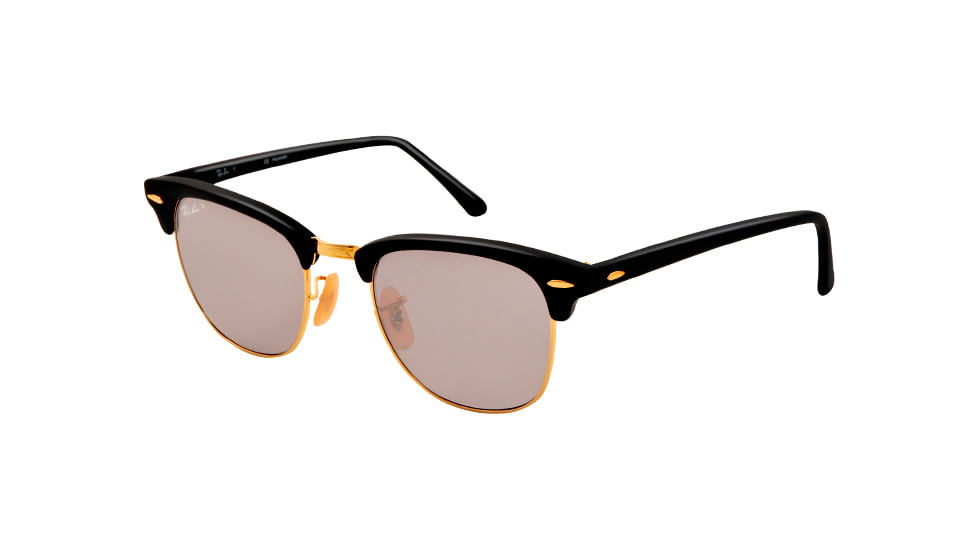 Ray-Ban Clubmaster Prescription Sunglasses RB3016 RB3016-901SP2-49 - Lens Diameter 49 mm, Lens Diameter 49 mm, Frame Color Matte Black