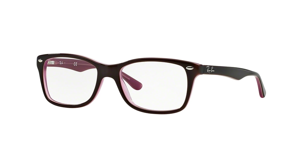Ray-Ban Eyeglasses RX5228 with Rx Prescription Lenses 2126-50 - Brown / Pink Frame
