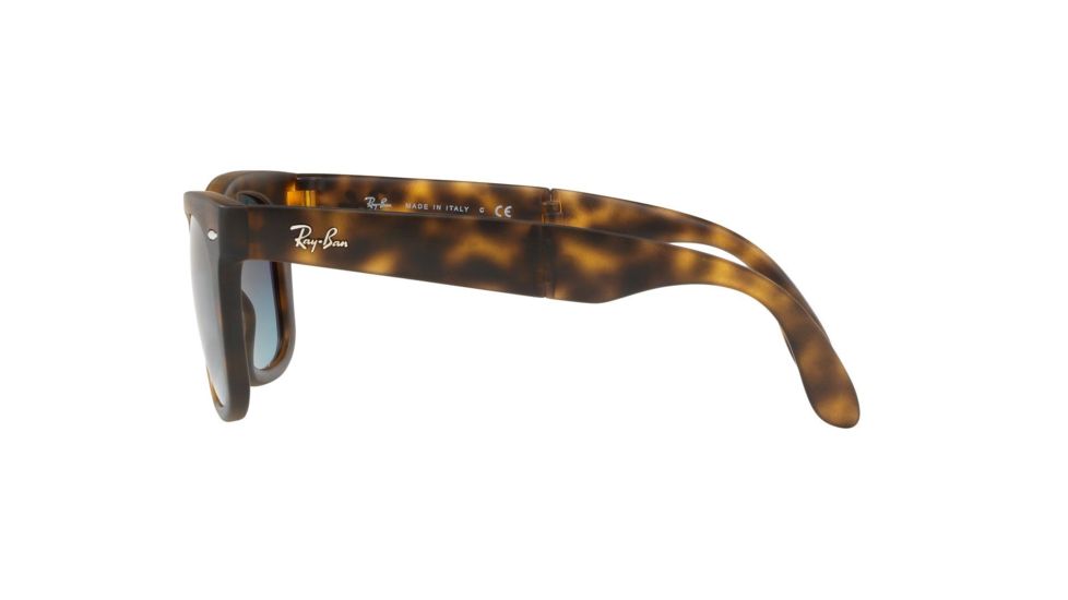 Ray-Ban Folding Wayfarer Prescription Sunglasses, 50mm, Tortoise, RB4105-894-3M-50-SV