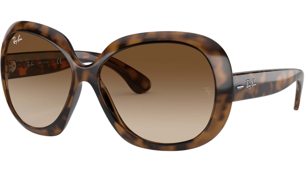 Ray-Ban Jackie OHH II RB4098 Sunglasses, Havana, Brown Gradient Dark Brown, 60, RB4098-642-13-60