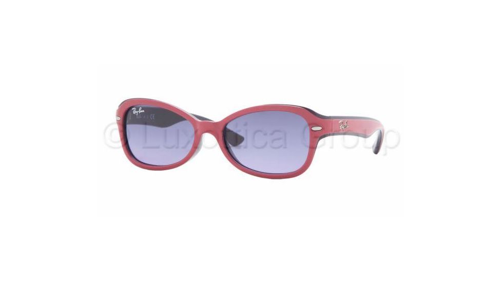 Ray-Ban Junior RJ9044S Bifocal Sunglasses - Fuchsia Top On Metallized Blue Frame / 47 mm Prescription Lenses, 147-90-4715