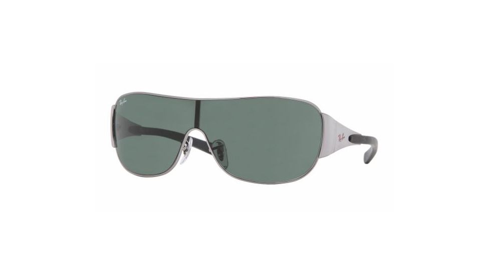 Ray-Ban Junior RJ 9517S Sunglasses Styles - Gunmetal Green Frame / 115 mm Diameter Lenses, 200-71-0115