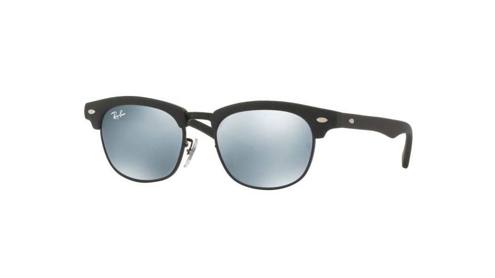 Ray-Ban Junior RJ9050S Sunglasses for Kids with No-Line Progressive Rx Prescription Lenses RJ9050S-100S30-45 - Lens Diameter 45 mm, Frame Color Matte Black