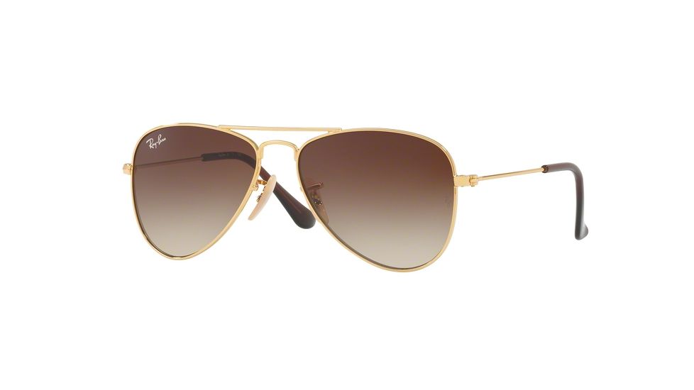 Ray-Ban Junior Prescription Sunglasses RJ9506S for Kids RJ9506S-223-13-52 - Lens Diameter 52 mm, Frame Color Gold