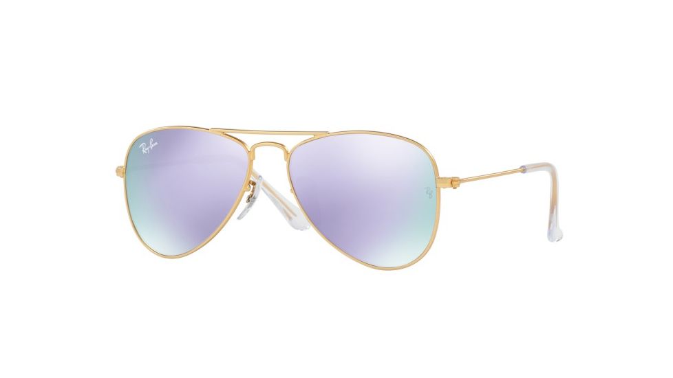 Ray-Ban Junior Prescription Sunglasses RJ9506S for Kids RJ9506S-249-4V-50 - Lens Diameter 50 mm, Frame Color Matte Gold