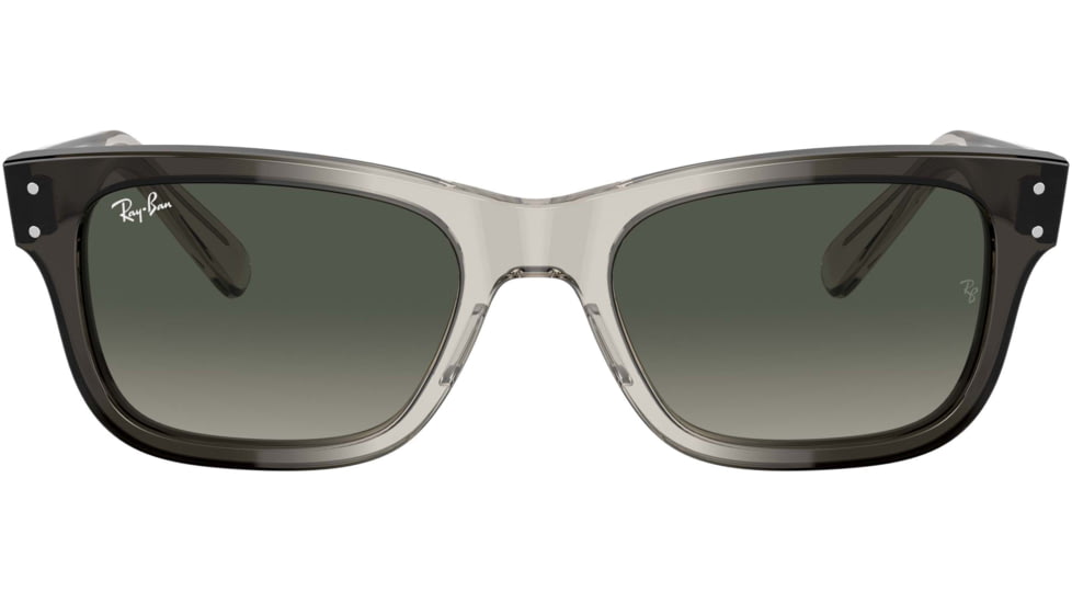 Ray-Ban Mr Burbank RB2283 Sunglasses, Gradient Grey Lenses, Transparent Gray, 55, RB2283-134071-55