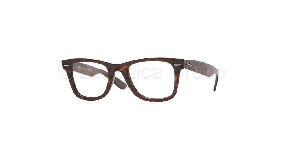 Ray-Ban Original Wayfarer Eyeglasses RX5121 with No-Line Progressive Rx Prescription Lenses 2012-4722 - Dark Havana Frame