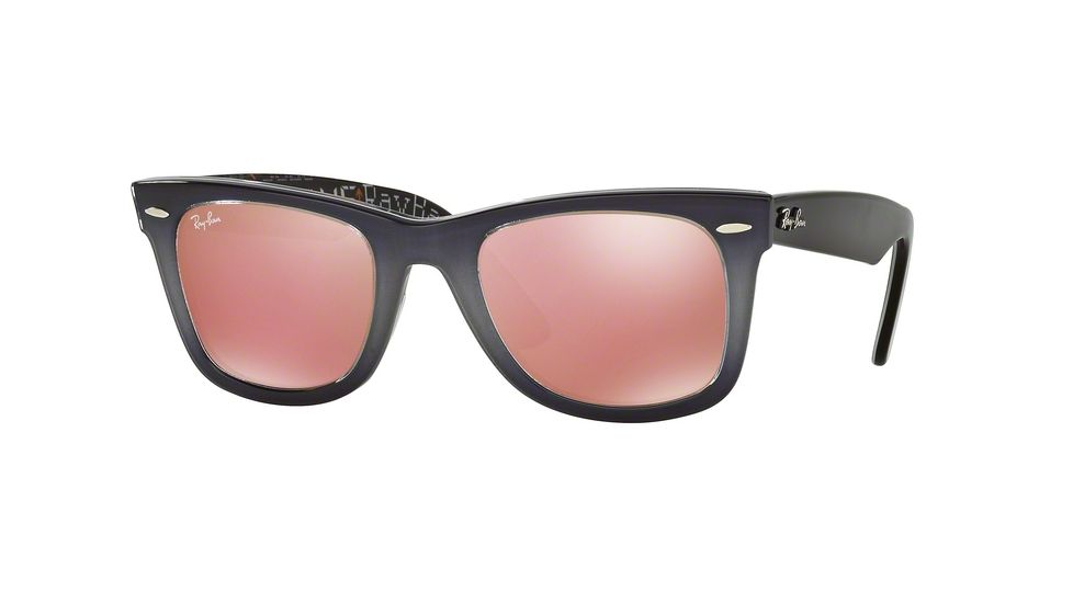 Ray-Ban Original Wayfarer Prescription Sunglasses RB2140 RB2140-1201Z2-50 - Lens Diameter 50 mm, Frame Color Top Light Grey Grad On Grey